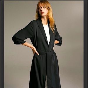 [SOLD] NWT Babaton/Aritzia Kahlo Robe Long (Black, XXS)